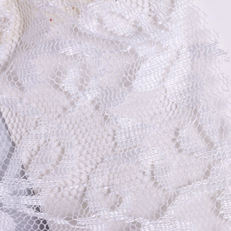 Lace Fabric Dress Cutwork Polyester for Women's Wear Wholesale Supplie 15